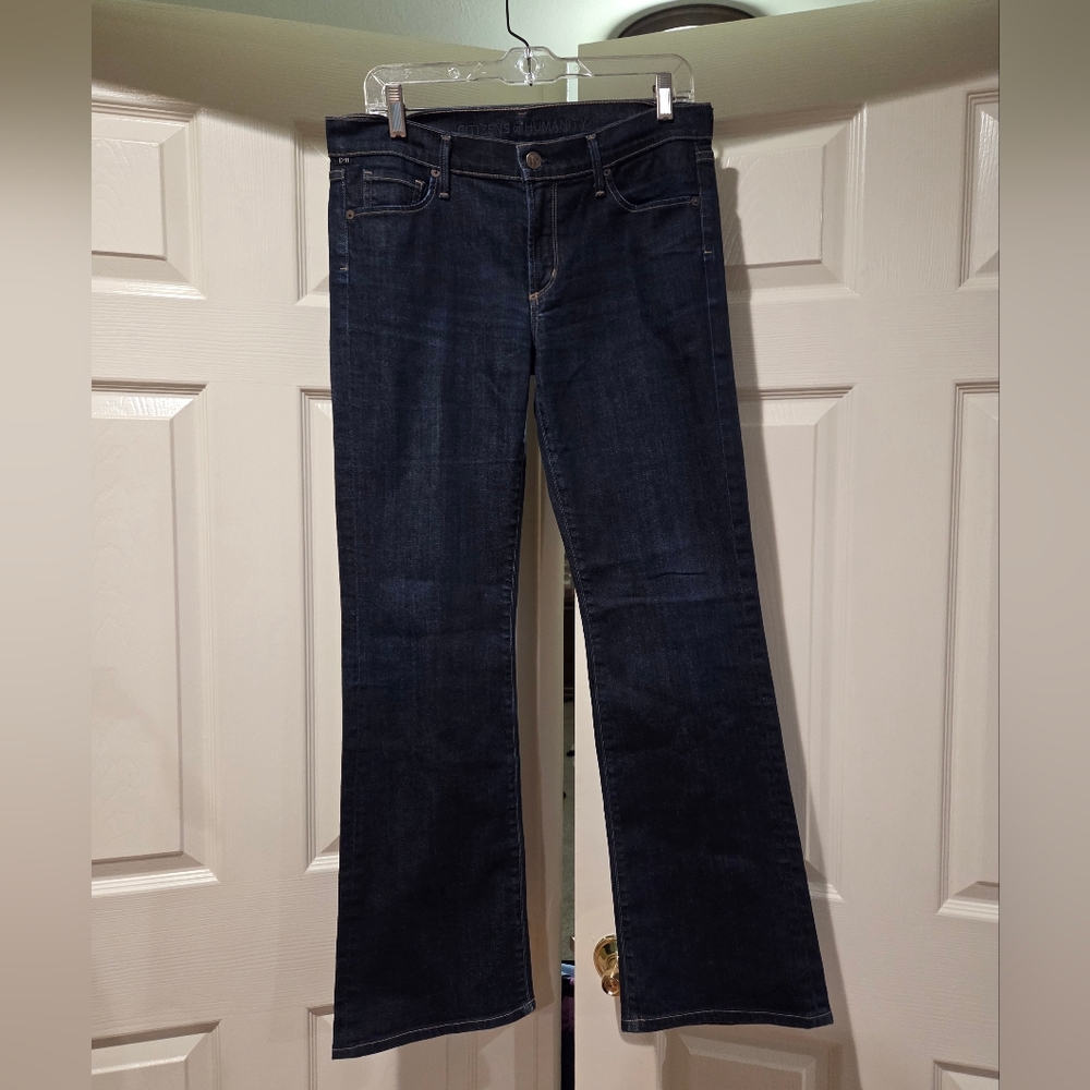 Citizens Of Humanity Amber Bootcut Jeans Womens 30 Dark Wash Mid Rise